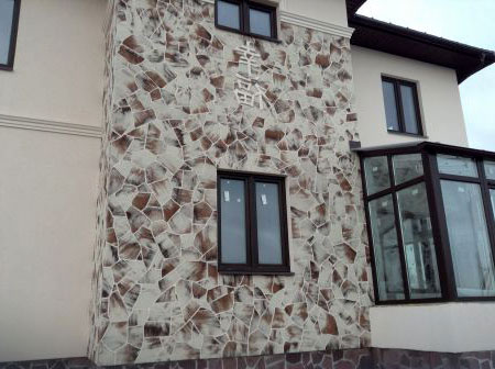 Дикий камень Delap Antik для фасада дома