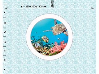 Потолочная панель ПВХ Novita Карибы