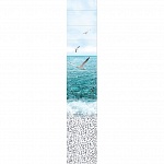 Панель ПВХ Панда Море (рисунок Чайки)