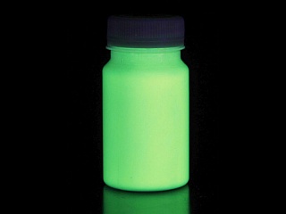 Краска люминесцентная для дисков белая / желто-зеленая
