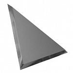 Плитка зеркальная треугольная графитовая матовая