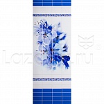 Панель ПВХ Панда Синий Цветок (рисунок)