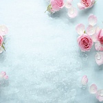 Потолочная панель ПВХ Novita Ледяные Розы