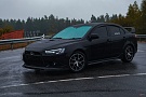 Пороги для Mitsubishi Lancer 10 штатные Тюнинг Митсубиси Х, покраска установка, фото.