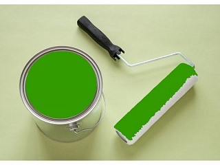 Краска светоотражающая по ткани зеленая