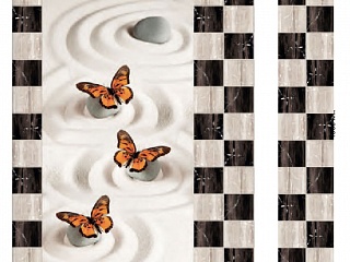 Влагостойкий 3D пол Бабочки