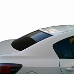 Спойлер козырек Mazda 3 sd седан на стекло широкий