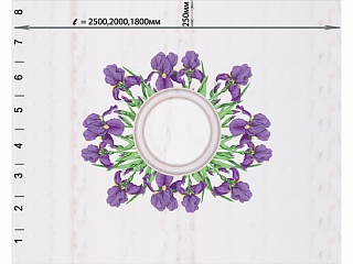 Потолочная панель ПВХ Novita Индиго