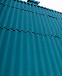 Крыша покрашенная резиновой краской
